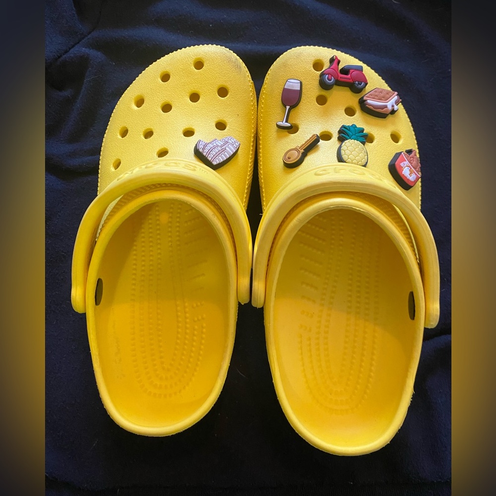 Yellow Crocs